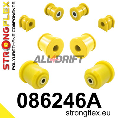 086246A Első futómű és hátsó bölcső szilent készlet SPORT Honda City / Insight / Jazz