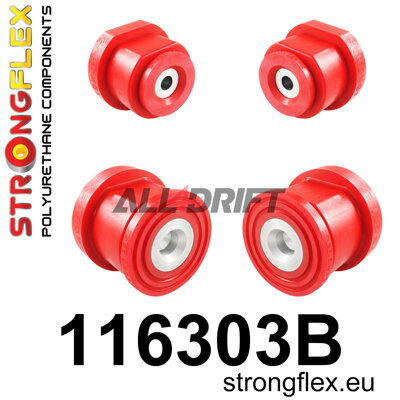 116303B Hátsó segédkeret szilent készlet - Mercedes W209 (02-10)