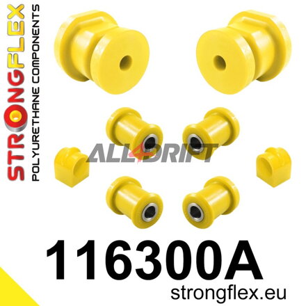 116300A Hátsó futómű szilent készlet SPORT - Mercedes W123 (76-86)