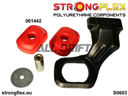 061442A Motortartó bak betét (vezérlés oldali) SPORT Fiat Cinquecento / Seicento