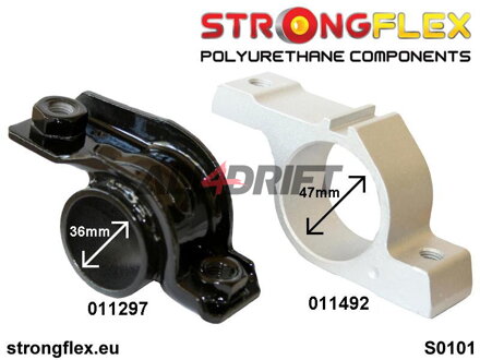 016075B Első futómű szilent készlet - Alfa Romeo 147 (00-10) type 937