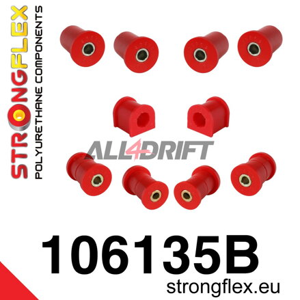 106135B Első futómű szilent készlet - Mazda II (99-05) NB