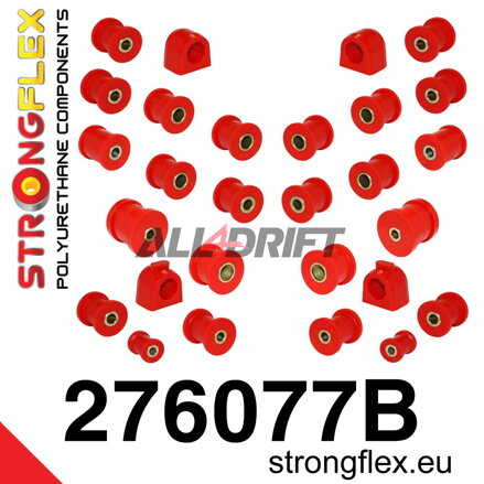 276077B Első és hátsó futómű szilent készlet - Saab 9-2X (04-06)