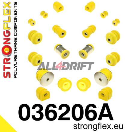 036206A Első és hátsó futómű szilent készlet SPORT BMW E46 / Z4