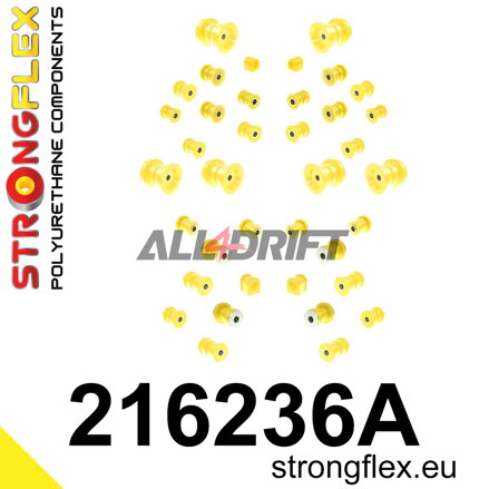 216236A Teljes futómű szilent készlet SPORT - Toyota III (86-93) A70