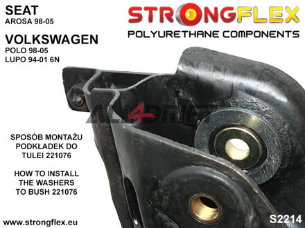 221076B Első lengőkar hátsó szilent - Seat Arosa 6H (98-04)