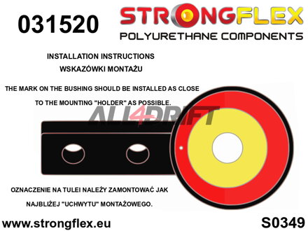 036206A Első és hátsó futómű szilent készlet SPORT BMW E46 / Z4