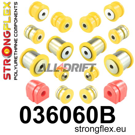 036060B Hátsó futómű szilent készlet - BMW F10 (10-17) Sedan RWD