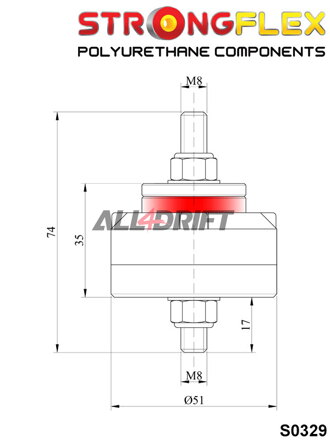 031929B Sebességváltó tartó BMW / Toyota