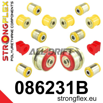 086231B Hátsó futómű szilent készlet - Honda VII (02-08) Tourer CM