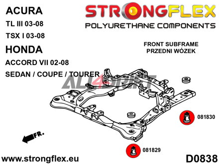 086234B Teljes futómű szilent készlet - Honda VII (02-08) Tourer CM