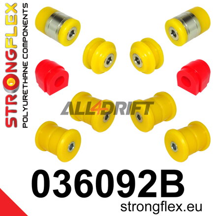 036092B Hátsó futómű szilent készlet BMW E6x / E65