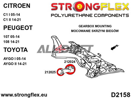 212024B Sebességváltó tartó