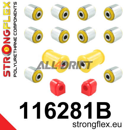 116281B Hátsó futómű szilent készlet Infiniti / Mercedes