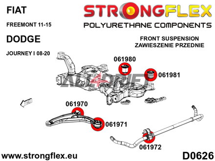 061971A Első lengőkar hátsó szilent SPORT Dodge / Fiat