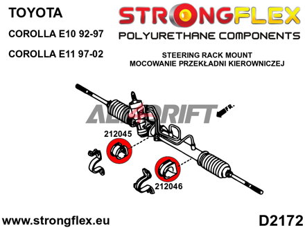 212045B Kormánymű szilent - Toyota E100 4WD