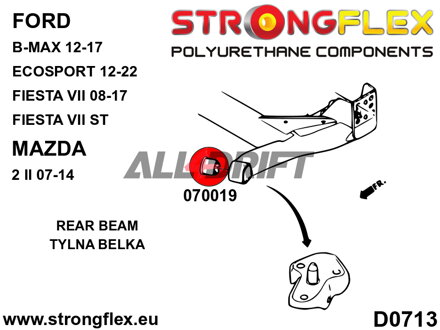 070019A Hátsó híd szilent SPORT Ford / Mazda