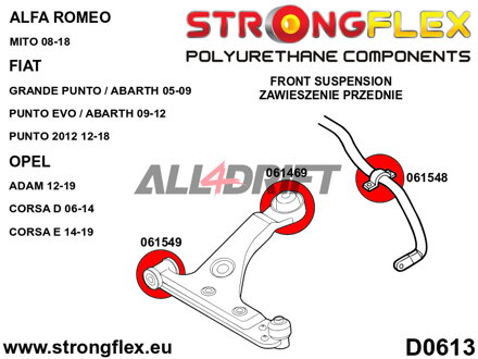 066069B Első futómű szilent készlet