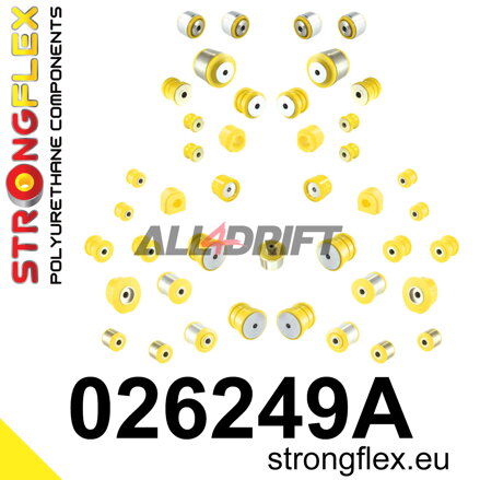 026249A Teljes poliuretán futómű szilent készlet SPORT Audi A4 / A5