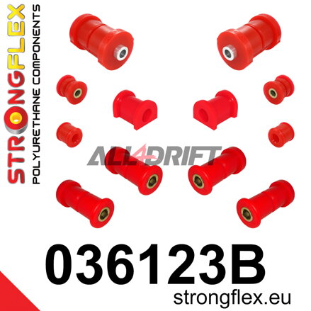 036123B Hátsó futómű szilent készlet BMW E30