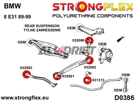031313A Hátsó stabilizátor szilent SPORT BMW