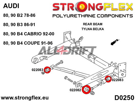 022082B Hátsó hosszlengőkar szilent Audi