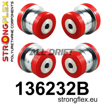 136232B Hátsó bölcső szilent készlet Opel / Saab