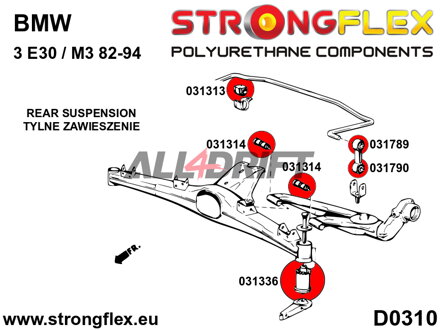 031313A Hátsó stabilizátor szilent SPORT BMW