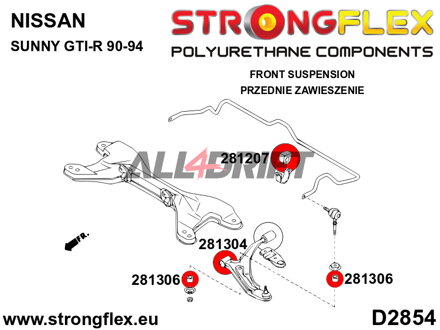 281306B Stabilizátor kar szilent Infiniti / Nissan