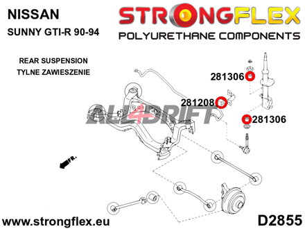 281306B Stabilizátor kar szilent Infiniti / Nissan