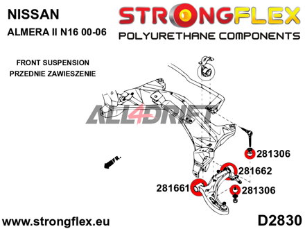 281306B Stabilizátor kar szilent Infiniti / Nissan