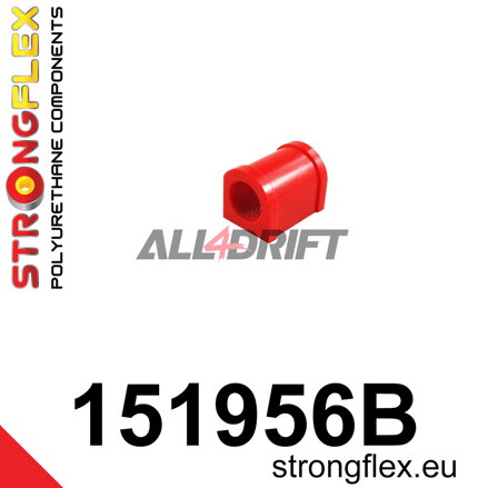 151956B Első stabilizátor szilent (magasság 33mm) - Renault Rapid / Extra / Express (85-02)