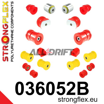 036052B Teljes futómű szilent készlet BMW E24 / E28