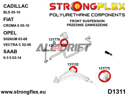 131776A Első stabilizátor szilent SPORT