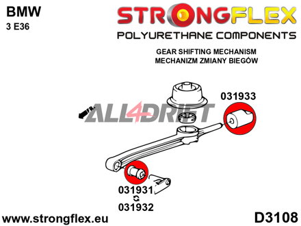 031931A Sebességváltó kar első szilent SPORT BMW