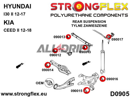090017A Hátsó stabilizátor szilent SPORT Hyundai / Kia