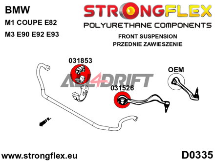 031853A Első stabilizátor szilent SPORT BMW