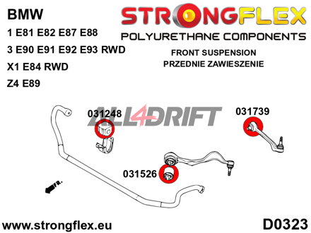 031526A Első lengőkar szilent SPORT BMW
