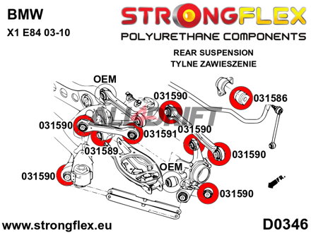 031586A Hátsó stabilizátor szilent SPORT BMW